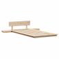 Preview: Bettgestell Braun 90 x 190 cm Holz