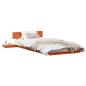 Preview: Bettgestell Braun 90 x 190 cm Holz
