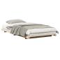 Preview: Bettrahmen Braun 100 x 210 cm Massives Kiefernholz