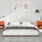 Preview: Bettrahmen Wachsbraun 180 x 210 cm Massives Kiefernholz