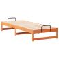 Preview: Bettrahmen Braun 80 x 200 cm Massives Kiefernholz