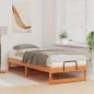 Preview: Bettrahmen Braun 90 x 210 cm Massives Kiefernholz