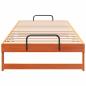 Preview: Bettrahmen Braun 90 x 220 cm Massives Kiefernholz
