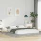 Preview: ARDEBO.de - Bettrahmen Weiß 160 x 220 cm Massives Kiefernholz
