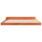 Preview: Bettrahmen Wachsbraun 200 x 220 cm Massives Kiefernholz