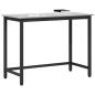 Preview: Tisch Graues Sonoma 80 x 50 x 76,5 cm Ingenieure Holz und Stahl