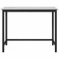 Preview: Tisch Graues Sonoma 80 x 50 x 76,5 cm Ingenieure Holz und Stahl