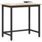 Preview: Tisch Sonoma-Eiche 100 x 50 x 76,5 cm Ingenieure Holz und Stahl