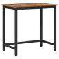 Preview: Tisch Altholz 100 x 50 x 76,5 cm Ingenieure Holz und Stahl