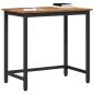 Preview: Tisch Altholz 100 x 50 x 76,5 cm Ingenieure Holz und Stahl