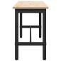 Preview: Esstischbank Natur 100 x 32,5 x 49 cm Massives Kiefernholz