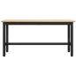 Preview: Esstische 100 x 32,5 x 49 cm 2 stk. Massives Kiefernholz Natur