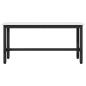 Preview: Esstischbank 100 x 32,5 x 49 cm 2 stk. Massives Kiefernholz