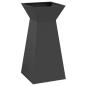 Preview: Säulen Pflanzer 2 stk. Schwarz 35 x 35 x 73 cm