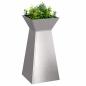 Preview: Säulen Pflanzer 2 stk. Silber 35 x 35 x 73 cm Edelstahl