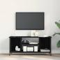 Preview: TV-Schränk 102 x 35 x 45 cm Schwarz Eichen-Optik Holzwerkstoff