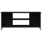 Preview: TV-Schränk 102 x 35 x 45 cm Schwarz Eichen-Optik Holzwerkstoff