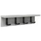 Preview: Wandmontierter nachttisch Wandhalterung Beton Grau