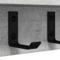 Preview: Wandmontierter nachttisch Wandhalterung Beton Grau