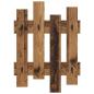 Preview: Wandmontierter nachttisch Wandhalterung Altholz 60 x 3 x 82 cm
