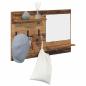 Preview: Wandmontierter nachttisch Wandhalterung Altholz 90 x 10 x 50 cm