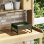 Preview: Vogel-Feeder Olive Grün 34 x 26 x 16 cm Kaltgewalzter Stahl