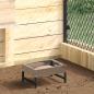 Preview: ARDEBO.de - Vogel-Feeder Silber 34 x 26 x 16 cm Verzinkter Stahl