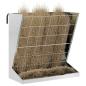 Preview: Heu Futterspender Silber 71 x 33 x 70 cm 5 kg Verzinkter Stahl