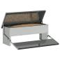 Preview: Hühnertretfeeder Silber 48,5 x 39,5 x 19 cm 5 kg