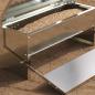 Preview: Hühnertretfeeder Silber 48,5 x 39,5 x 19 cm 5 kg