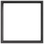 Preview: Rasenkante 40 x 40 x 13 cm Stahl Schwarz