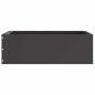 Preview: Rasenkante 6 stk. 40 x 40 x 13 cm Stahl Schwarz