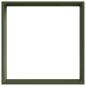 Preview: Raseneinfassung 6 Stk. 40 x 40 x 13 cm Stahl Olive Grün