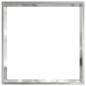 Preview: Rasenkante 6 stk. 40 x 40 x 13 cm Edelstahl Silber