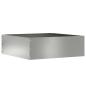 Preview: ARDEBO.de - Raseneinfassung Silber 40 x 40 x 13 cm Verzinkter Stahl