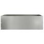 Preview: Raseneinfassung Silber 40 x 40 x 13 cm Verzinkter Stahl