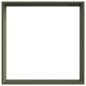 Preview: Raseneinfassung Olive Grün 50 x 50 x 13 cm Stahl