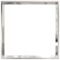 Preview: Rasenkante 50 x 50 x 13 cm Edelstahl Silber