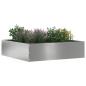Preview: Rasenkante 50 x 50 x 13 cm Verzinkter Stahl Silber