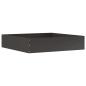 Preview: Rasenkante 6 stk. 60 x 60 x 13 cm Stahl Schwarz