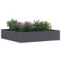 Preview: Rasenkante 60 x 60 x 13 cm Stahl Anthrazit