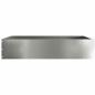 Preview: Rasenkante 60 x 60 x 13 cm Verzinkter Stahl Silber