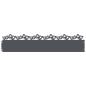 Preview: Rasenkanten 10 stk. 103 x 0,05 x 22 cm Stahl Anthrazit