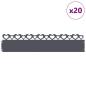 Preview: Rasenkanten 20 stk. 103 x 0,05 x 22 cm Stahl Anthrazit