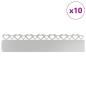 Preview: Rasenkanten 10 stk. 103 x 0,05 x 22 cm Edelstahl Silber
