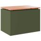 Preview: Gartenbank Olive Grün 60 x 40 x 43 cm
