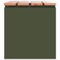 Preview: Gartenbank Olive Grün 60 x 40 x 43 cm