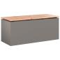Preview: Gartenbank Wetterfeststahl 100 x 40 x 43 cm