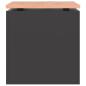 Preview: Gartenbank Schwarz 40 x 40 x 43 cm