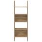Preview: Bücherregal 5 Ebenen 60 x 35 x 180 cm Holzwerkstoff